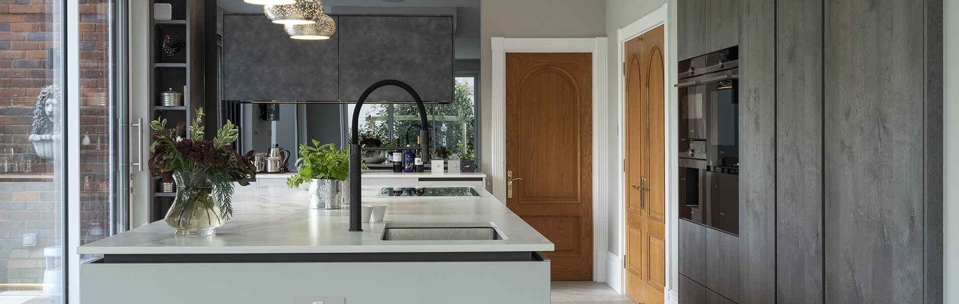 Modern kitchen in a traditional house, with scandi feel