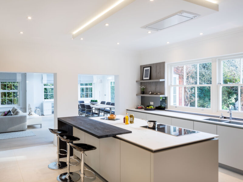 Modern kitchen with island
